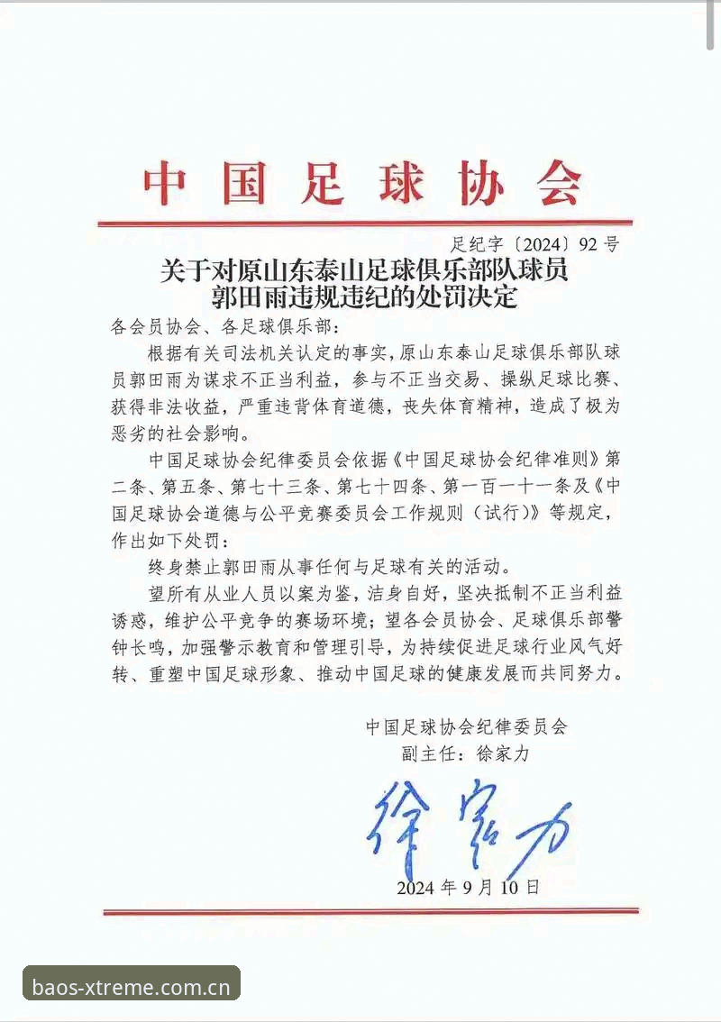中国足协第三批禁足名单最新动态：65人受罚，行业整顿再升级